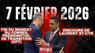 Miniature : 7 février , fin du mandat du CPT: discours de l’ancien président - coordonnateur, Laurent St-Cyr. 