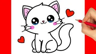 Miniature : Comment dessiner un chat facilement