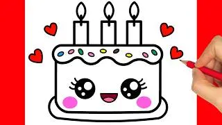 Miniature : COMMENT DESSINER UN GÂTEAU D'ANNIVERSAIRE