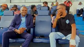 Miniature : Erick Luzolo, Président de la JSK, en Discussion avec Germain Lokuli
