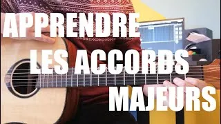 Miniature : Apprendre les Accords Majeurs à la guitare - Tuto