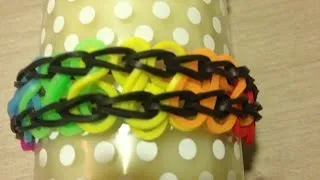 Miniature : Tuto DIY Rainbow Loom Bands bracelet amitié infini facile FR / Tutorial easy double infinity armband