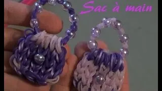 Miniature : Sac à main Rainbow loom® Tutoriel Français (Niveau Intermédiaire)