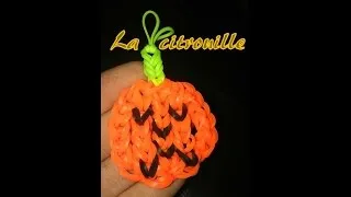 Miniature : Citrouille Rainbow loom® Tutoriel Français (Niveau Débutant)