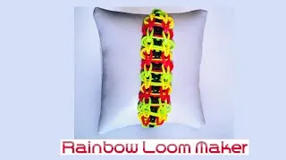 Miniature : TUTO FR/EN ! Rainbow loom Bracelet "scale" model / modéle échelle