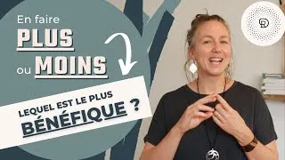Miniature : Pourquoi en faire moins est parfois beaucoup plus bénéfique que d'en faire plus