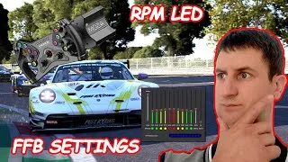 Miniature : LMU - 2025 settings FFB + RPM Leds Moza R12 + KS