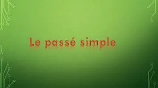 Miniature : Les temps du passé dans un récit