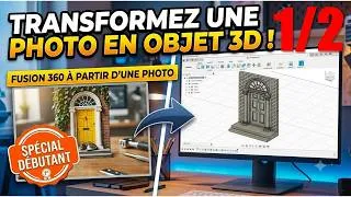 Miniature : Tuto Fusion 360 : Transformez une photo en objet 3D