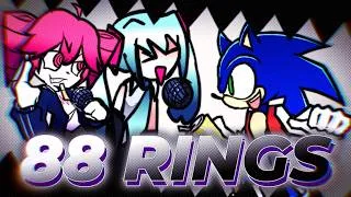 Miniature : 88 Cents - FNF 88 Rings Cover Ft. 17 Bucks Teto, Miku And Sonic