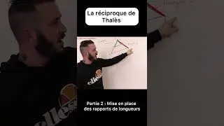 Miniature : Le début de la mise en place de la réciproque de Thalès…en chanson…