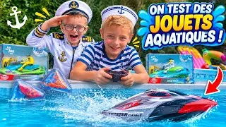 Miniature : Catastrophe sur l’eau ! On teste des jouets