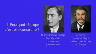 Miniature : 1  Pourquoi l'Europe s'est elle construite ?