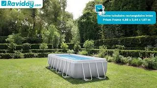 Miniature : Piscine Intex Prism Frame Rectangulaire | Le choix familial idéal ! | Raviday Piscine 🏊‍♂️☀️