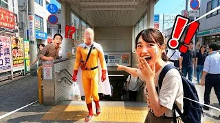 Miniature : Je me suis cosplay en One FRAME Man et voilà ce qui s'est passé…🇯🇵 | IRL ANIME #vs #anime #1million 