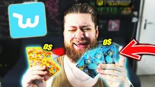 Miniature : Ouverture de CARTES POKEMONS GRATUITES de wish... ( unboxing booster proxy )