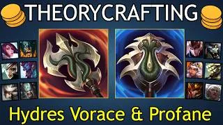 Miniature : Les Hydres Vorace et Profane sur LoL : Valeur en gold, Analyse Approfondie et Cas d'utilisation