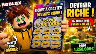 Miniature : 🎫 J'ai gratté des tickets pour devenir RICHE sur Roblox ! 💰😱