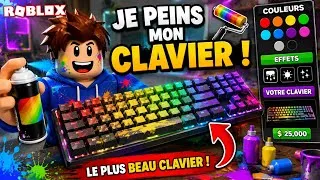 Miniature : 🎨 J'ai peint mon CLAVIER sur Roblox… le résultat est INCROYABLE ! 😱