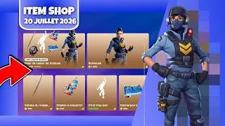 Miniature : BOUTIQUE FORTNITE DU 20 JUILLET 2026 // Le pack de casier de @Jinskow 🔥
