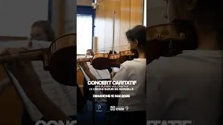 Miniature : Concert caritatif des élèves violonistes de l'école suzuki de Marseille - Les louves association