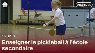 Miniature : À la croisée des raquettes : le pickleball à l'école
