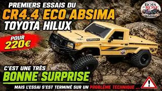 Miniature : Le premier essai de notre crawler Absima CR4.4 eco à 220€ ! Vraiment très bien pour ce tarif