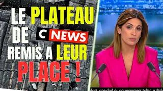 Miniature : Le plateau de CNews REMIS À SA PLACE en direct