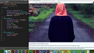 Miniature : Animation Menu interactive #OnScroll #CSS #JS  إنشاء القائمة لموقع الويب الخاص بك