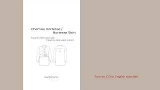 Miniature : Hortense shirt – Step-by-step sewing tutorial / Tutoriel couture pas à pas
