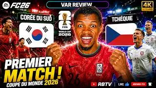 Miniature : CORÉE DU SUD 🇰🇷 vs TCHÉQUIE 🇨🇿 | MATCH FOU DE COUPE DU MONDE 2026 😱🔥 | FC 26 Gameplay 4K