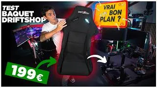Miniature : Je teste un siège baquet DRIFTSHOP à 199 € ! Idéal pour se faire un châssis simracing pas cher !