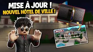 Miniature : Le nouvel HÔTEL DE VILLE de Bloxburg est INCROYABLE ! 😍 | Welcome to Bloxburg