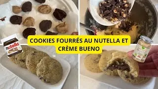 Miniature : 🍪 COOKIES FOURRÉS AU NUTELLA ET CRÈME BUENO | #cookies #nutella #cremebueno