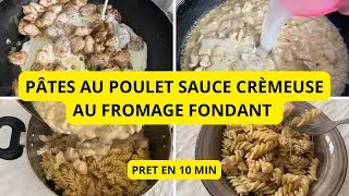 Miniature : PÂTES AU POULET SAUCE CRÉMEUSE #video #shorts #viralvideo 