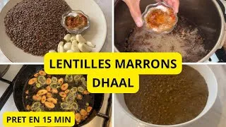 Miniature : COMMENT CUISINER LES LENTILLES MARRONS ? | DHAAL MASOOR | BROWN LENTILS #viral #viralvideo #video 