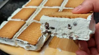 Miniature : 5 ingrédients en 5 minutes‼️Gâteau givré sans cuisson incroyablement délicieux 😋 😋 😋