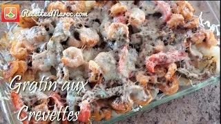 Miniature : Recette Gratin aux Crevettes Délicieux