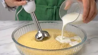Miniature : Avec de la semoule et du lait bouillant ? en 5 minutes. Vous le ferez tous les jours. SANS œufs.