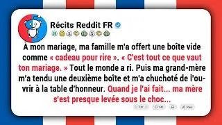 Miniature : Ma famille m'a offert une boîte vide à mon mariage : « C'est tout ce que vaut ton mariage »...