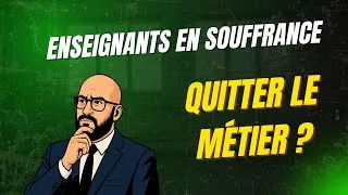 Miniature : Enseignants en Souffrance : Faut-il Quitter le Métier ou Se Réinventer ?