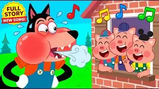 Miniature : NO NO NO Little Wolf! Kids Song + 3 Little Pigs Full Story | Bedtime Fairy Tales