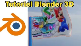 Miniature : Tutoriel  sur Blender pour faire un drapeau animé de Mario Wonder