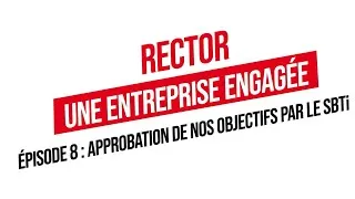 Miniature : Approbation des objectifs de décarbonation de Rector et du Groupe Rector Lesage par le SBTi. 🎉