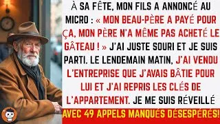 Miniature : À sa fête, mon fils a crié : « Mon beau-père a tout payé… Mon père n’a même pas acheté de gâteau ! »