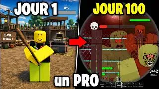 Miniature : J'ai SURVÉCU 100 JOURS à la PIRE APOCALYPSE de ZOMBIES (Roblox)