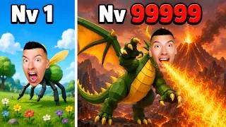 Miniature : LA MEILLEURE ÉVOLUTION D'INSECTE À DRAGON DANS ROBLOX !!