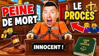 Miniature : J’AI ÉTÉ CONDAMNÉ À LA " PEINE DE MORT " dans Roblox... ☠️🤬😱
