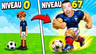 Miniature : LA MEILLEURE ÉVOLUTION De FOOTBALLEUR de LENT à RAPIDE pour gagner la Coupe Du Monde !