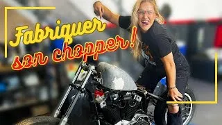 Miniature : Fabriquer un chopper avec un 1000 fonte ? Iron head - Sportster XLH 1979 - Harley Davidson